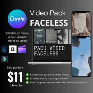 Pack Video Faceless Chris Ediciones